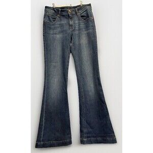 DL1961 Joy  High Rise Flare 4-Way Stretch Jeans Size 29 Garland Blue